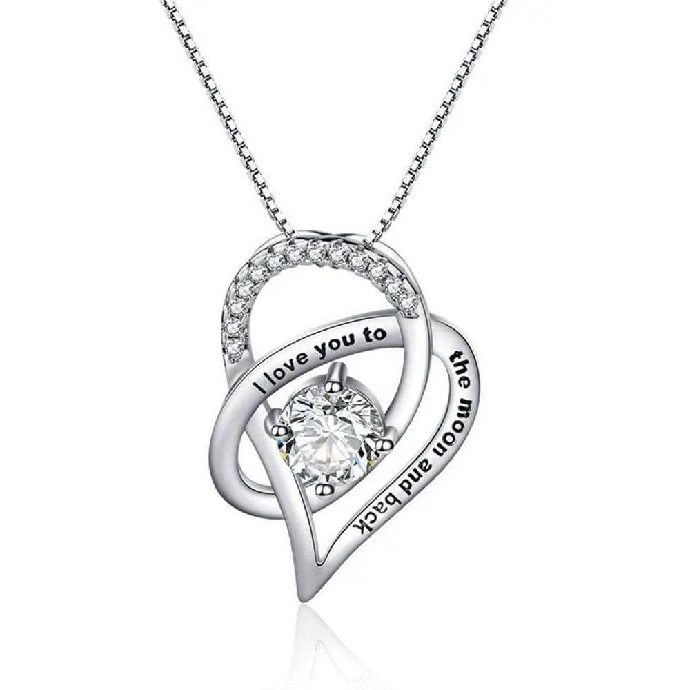 Heart Pendant Necklace for Mothers Day - Thoughtful Gift for Mom - Iron Phoenix GHG