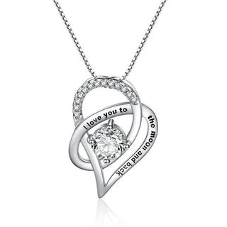 Sentimental Gift Necklace for Her | Heart Pendant IP - Iron Phoenix GHG