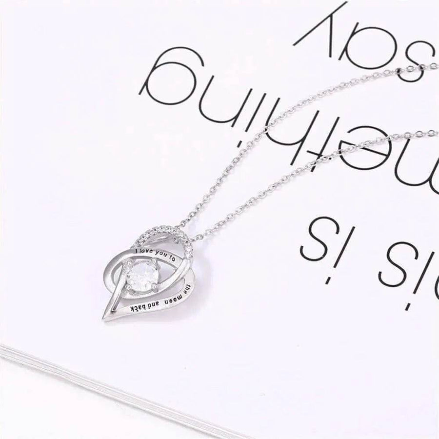 Sentimental Gift Necklace for Her | Heart Pendant IP - Iron Phoenix GHG