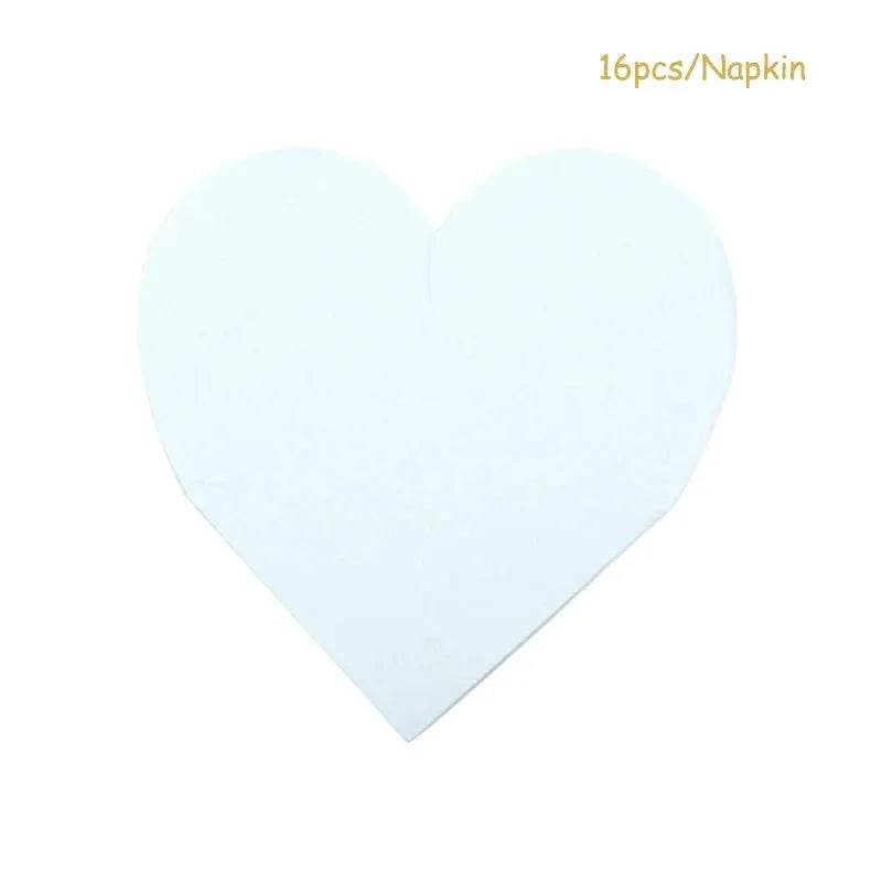 Heart-Shaped Party Tableware Set - Eco Gamer Party Gear - Iron Phoenix GHG