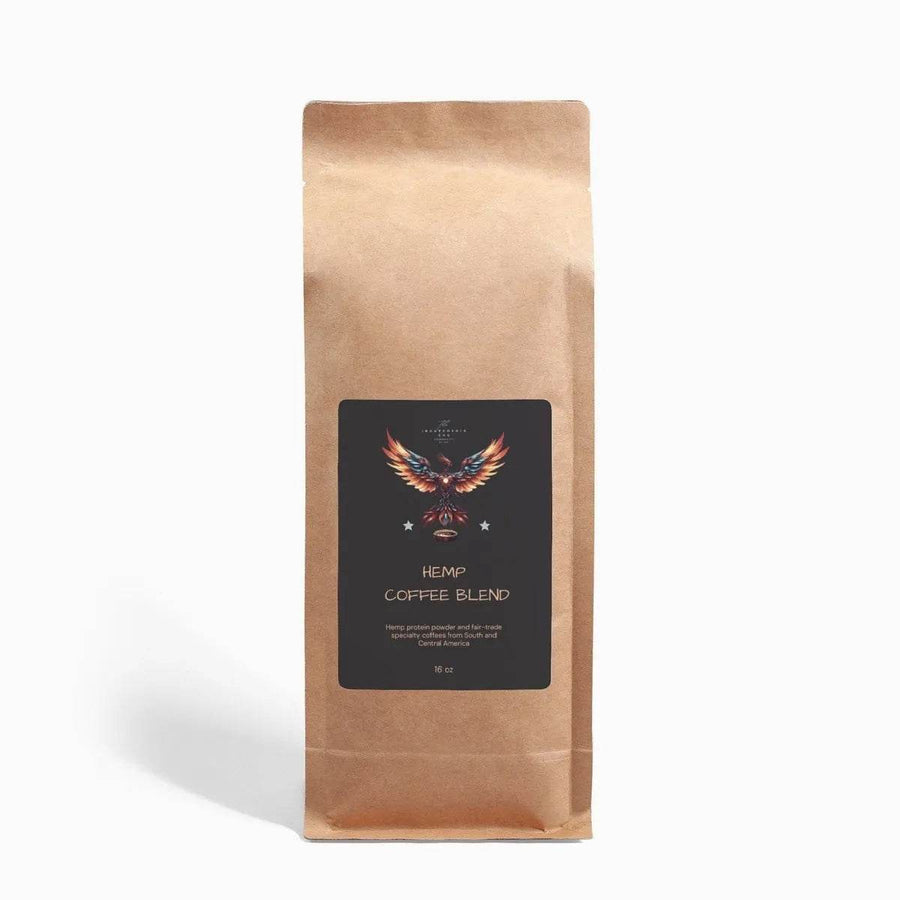 Hemp Coffee Blend - Medium Roast 16oz - Iron Phoenix GHG