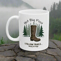 "I Follow Trails" Funny Hiking Mug | Iron Phoenix GHG - Image 1