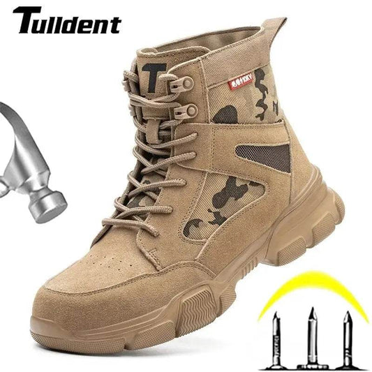 Indestructible Steel Toe Work Boots, Adult Safety - Iron Phoenix GHG