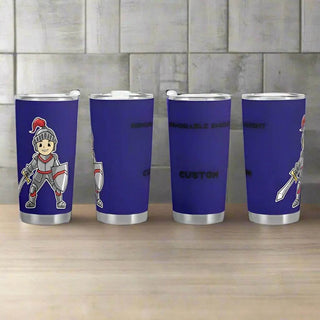 Customizable Knight Travel Mug (20oz)| Iron Phoenix GHG - Iron Phoenix GHG