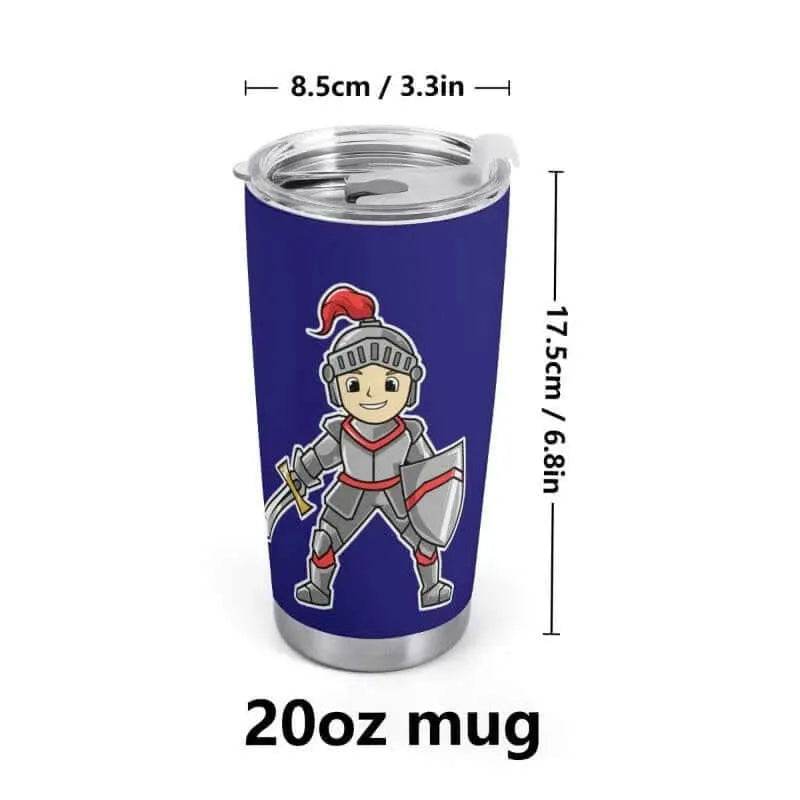 Customizable Knight Travel Mug (20oz)| Iron Phoenix GHG
