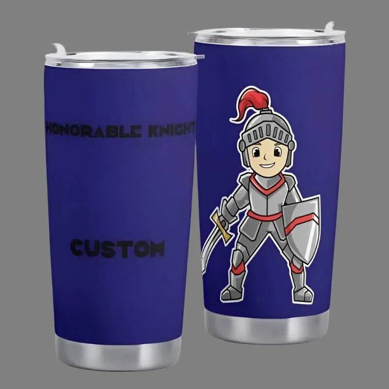 Customizable Knight Travel Mug (20oz)| Iron Phoenix GHG - Iron Phoenix GHG