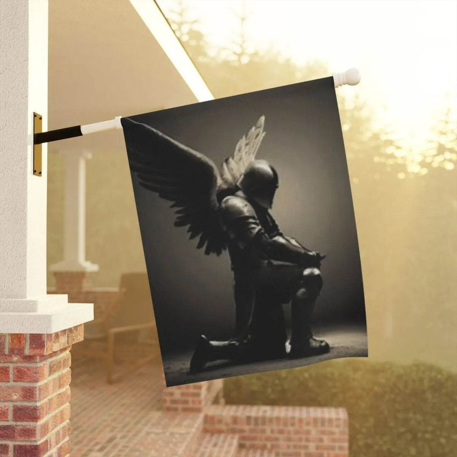 Knight Garden Banner | Resilience Flag for Home, Gym | Garden - Iron Phoenix GHG