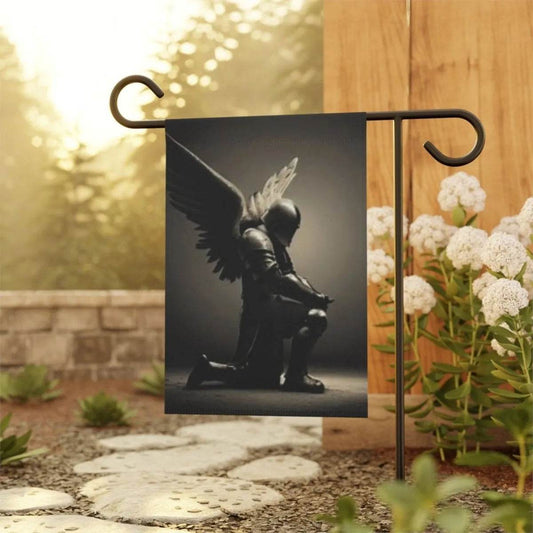 Knight Garden Banner - Resilience Decor - Iron Phoenix GHG