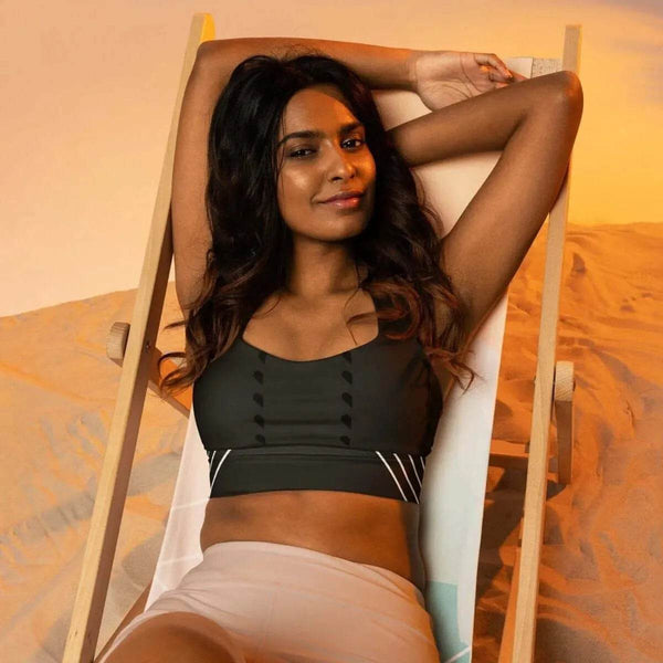 Longline Sports Bra - Supportive & Comfortable Fit - Iron Phoenix GHG