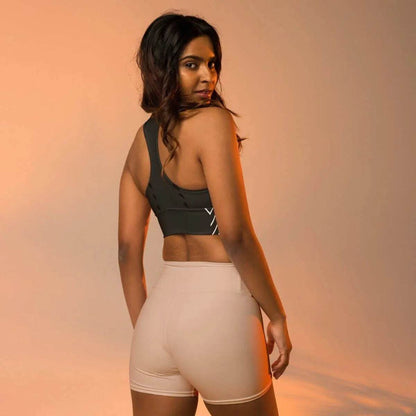 Longline Sports Bra - Supportive & Comfortable Fit - Iron Phoenix GHG