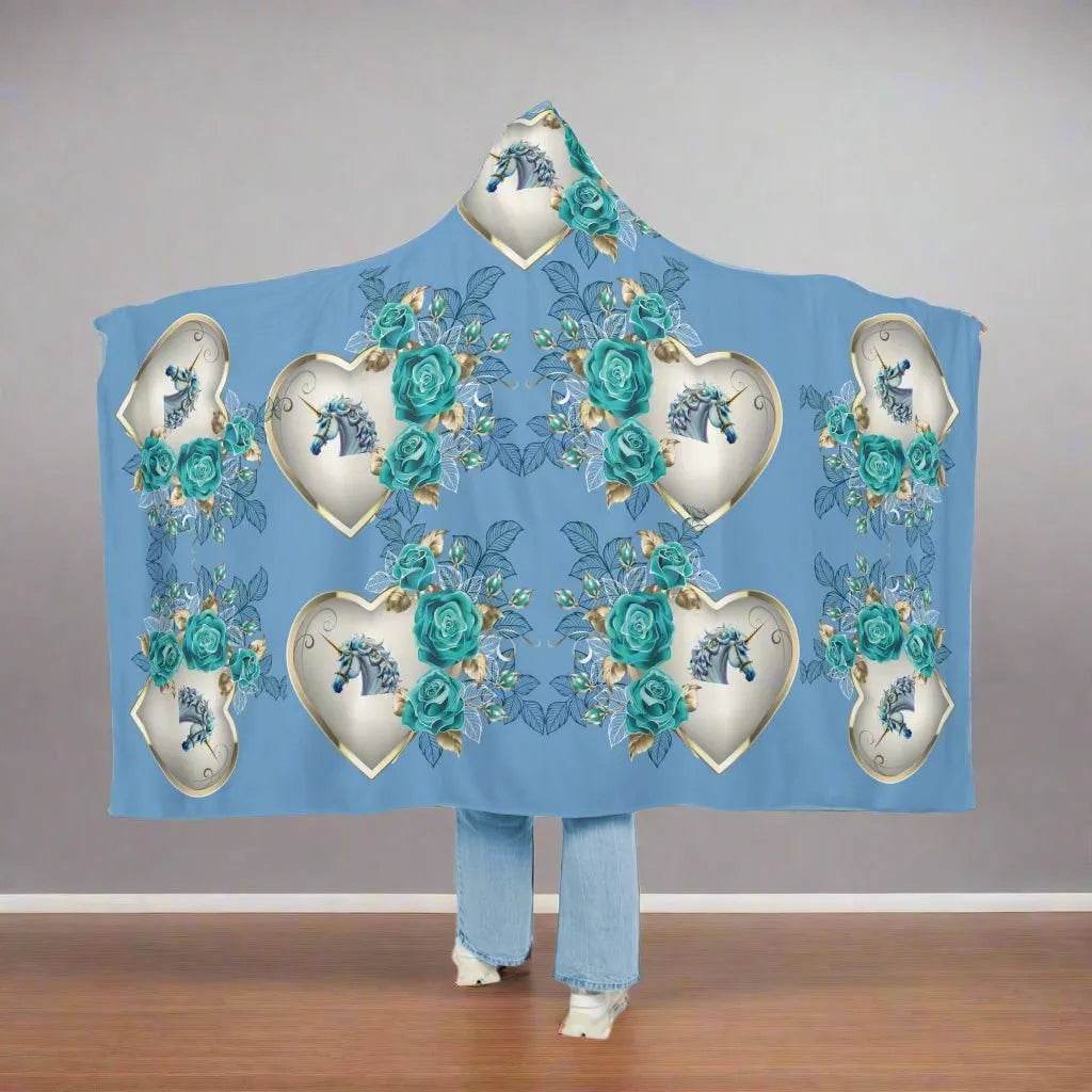 Unicorn Snuggle Blanket | Cozy Hooded Throw