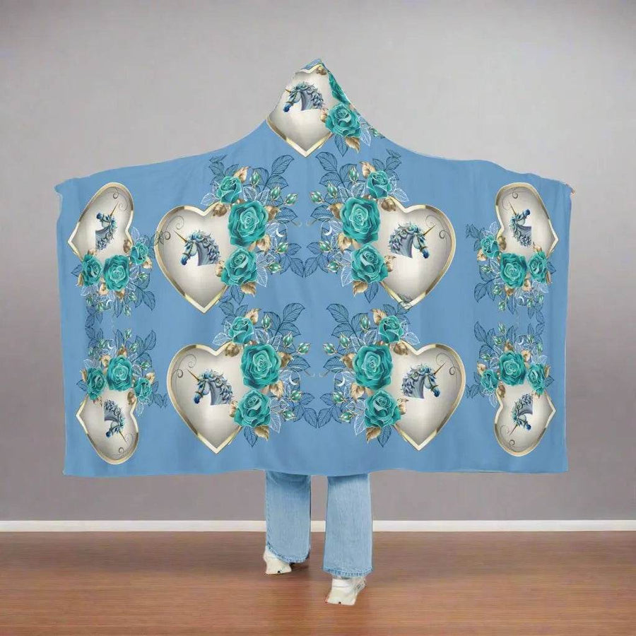 Unicorn Snuggle Blanket | Cozy Hooded Throw - Iron Phoenix GHG