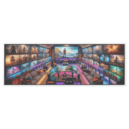 Man Cave Dreams Canvas Print - Gaming Art - Iron Phoenix GHG
