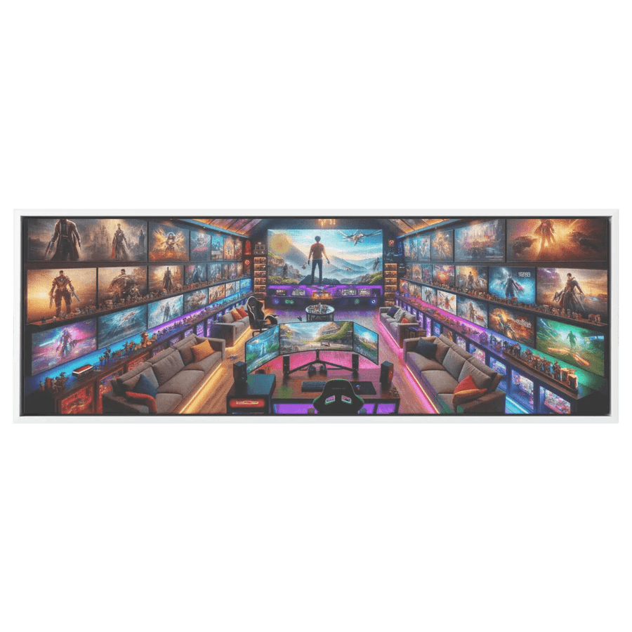 " Gaming Room Dreams" Canvas Art by Shadowseeker | Iron Phoenix GHG