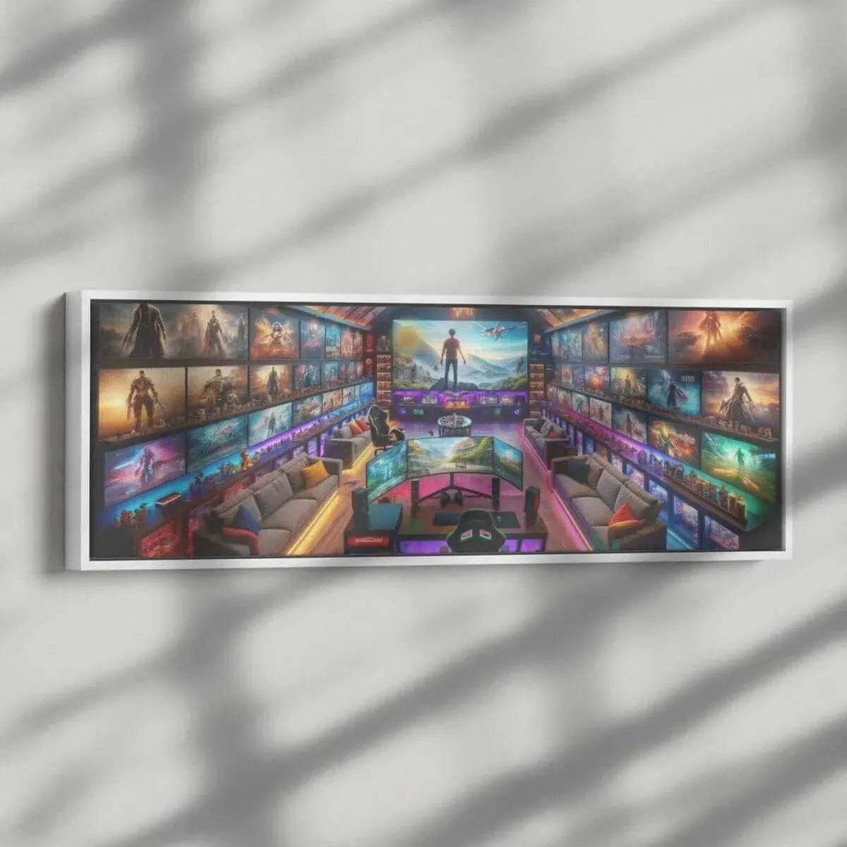 Man Cave Dreams Canvas Print - Gaming Art - Iron Phoenix GHG