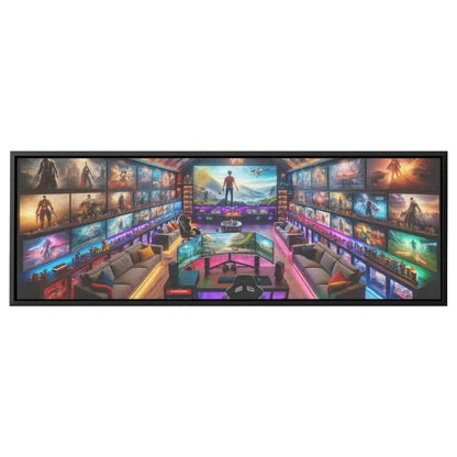 Man Cave Dreams Canvas Print - Gaming Art - Iron Phoenix GHG