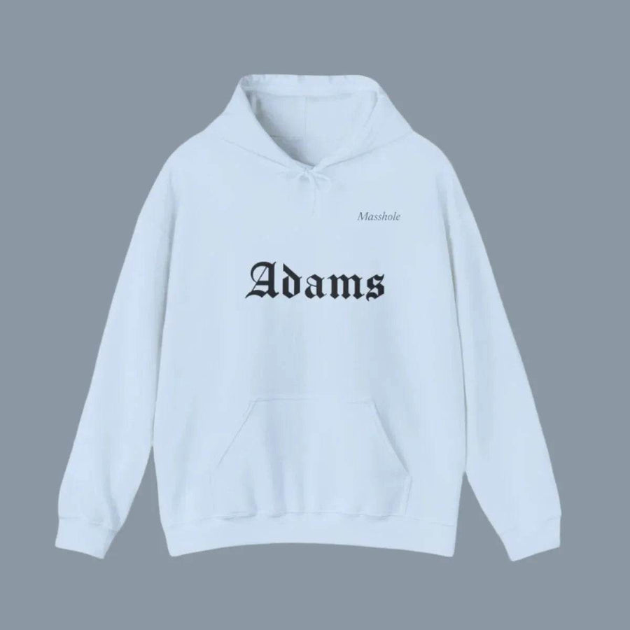 Massachusetts Masshole Adams Hoodie | Iron Phoenix GHG - Iron Phoenix GHG