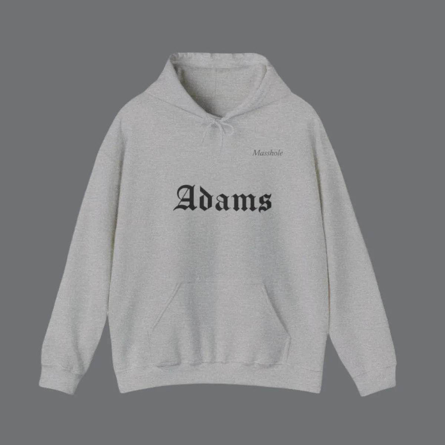 Massachusetts Masshole Adams Hoodie | Iron Phoenix GHG - Iron Phoenix GHG