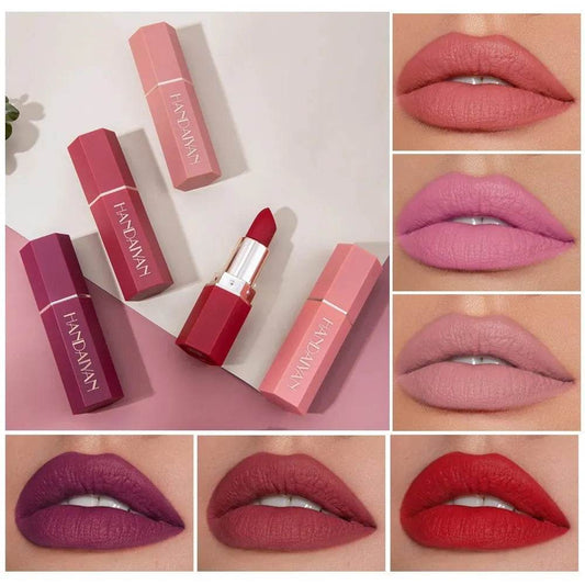 6 Color Matte Lipstick Velvet Finish Iron Phoenix GHG 2025 - Iron Phoenix GHG