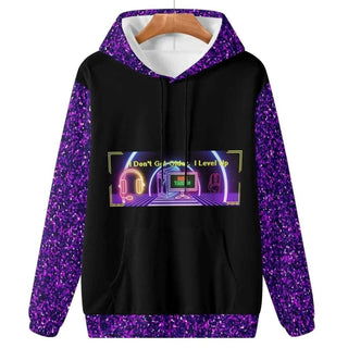 "Level Up" Gamer Hoodie (Glitter) - Iron Phoenix GHG