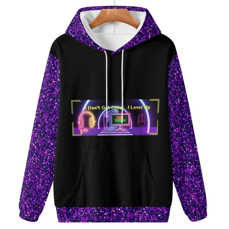 "Level Up" Gamer Hoodie (Glitter) - Iron Phoenix GHG