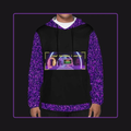 "Level Up" Gamer Hoodie (Glitter) - Image 2