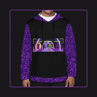 "Level Up" Gamer Hoodie (Glitter) - Iron Phoenix GHG