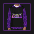 "Level Up" Gamer Hoodie (Glitter) - Image 1