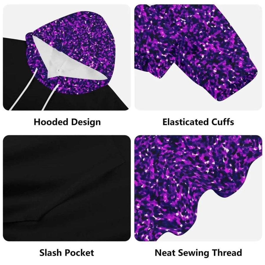 "Level Up" Gamer Hoodie (Glitter) - Iron Phoenix GHG
