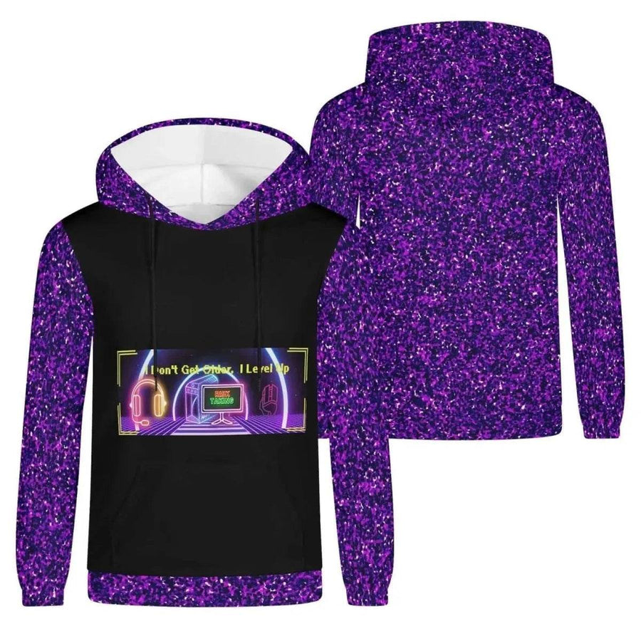 "Level Up" Gamer Hoodie (Glitter) - Iron Phoenix GHG