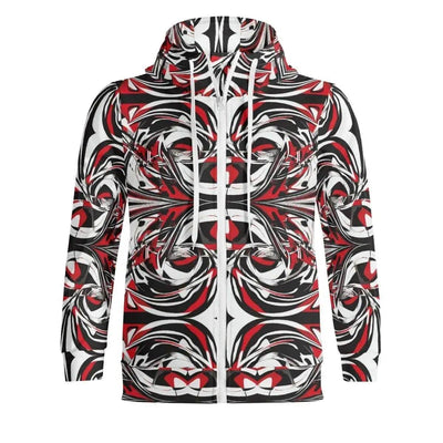 "Abstract Fury" Women's Hoodie |Shadowseeker | Iron Phoenix - Iron Phoenix GHG