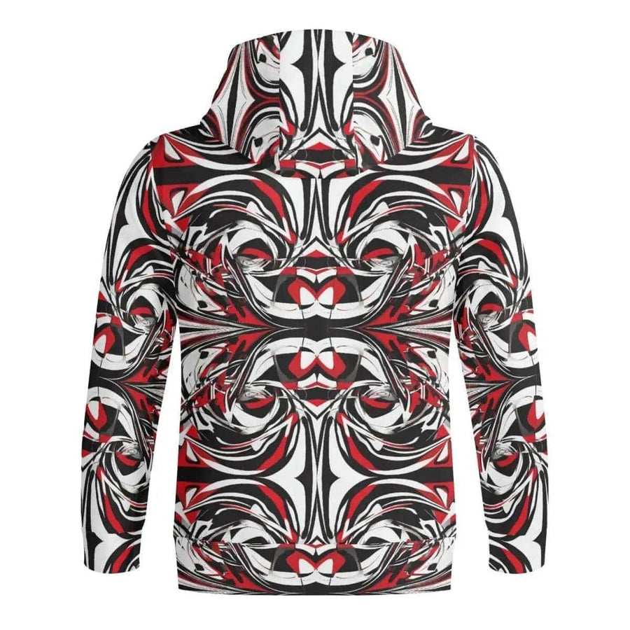 "Abstract Fury" Women's Hoodie |Shadowseeker | Iron Phoenix - Iron Phoenix GHG