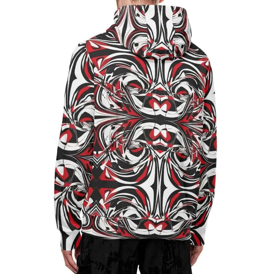 "Abstract Fury" Women's Hoodie |Shadowseeker | Iron Phoenix - Iron Phoenix GHG