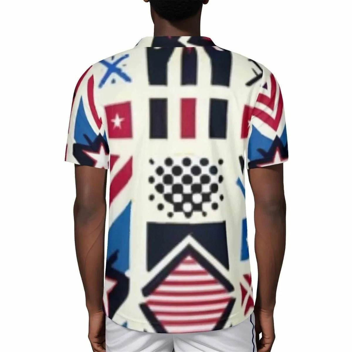 Mens USA Patriotic Jersey - Bold Sportswear for Gamers - Iron Phoenix GHG