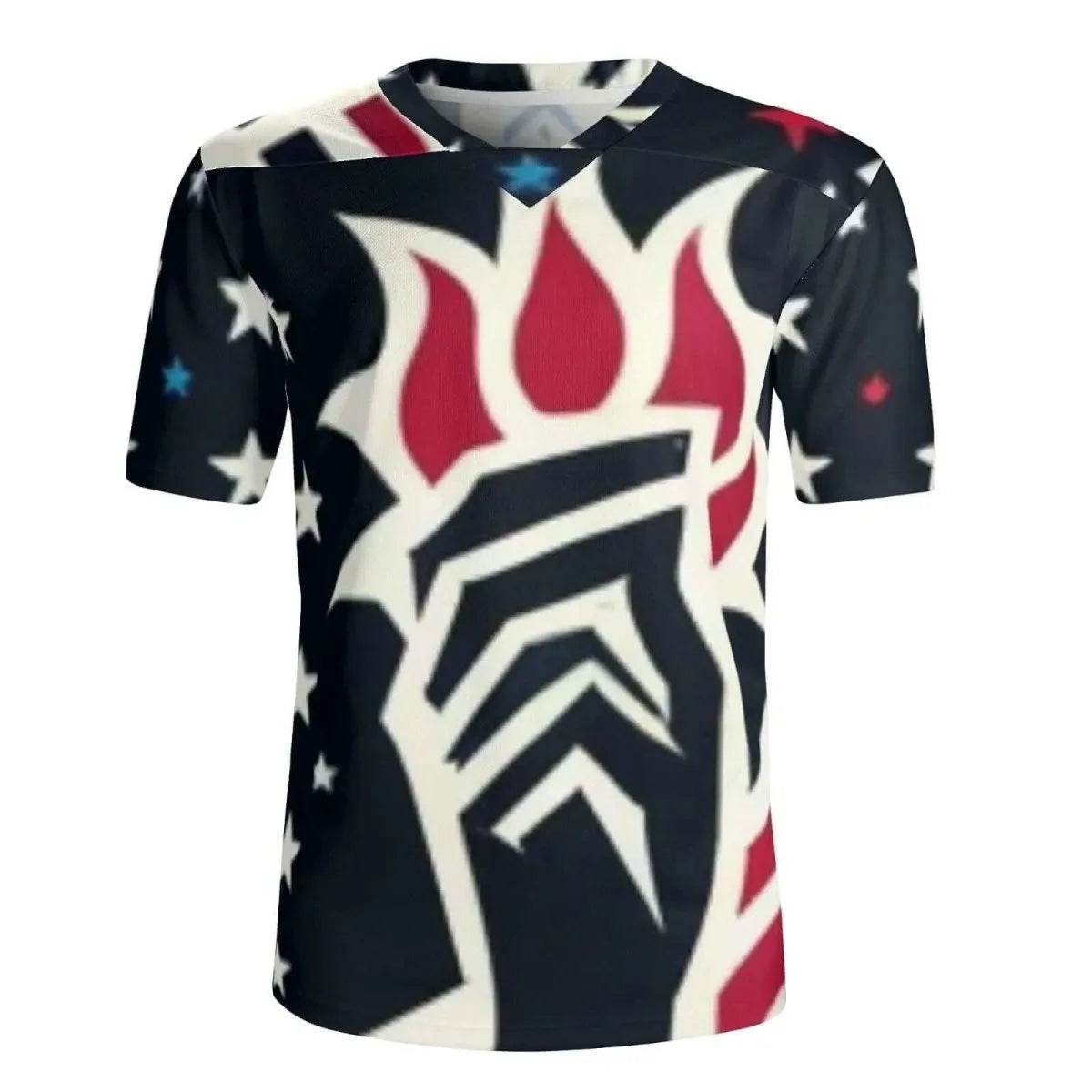 Mens USA Patriotic Jersey - Bold Sportswear for Gamers - Iron Phoenix GHG