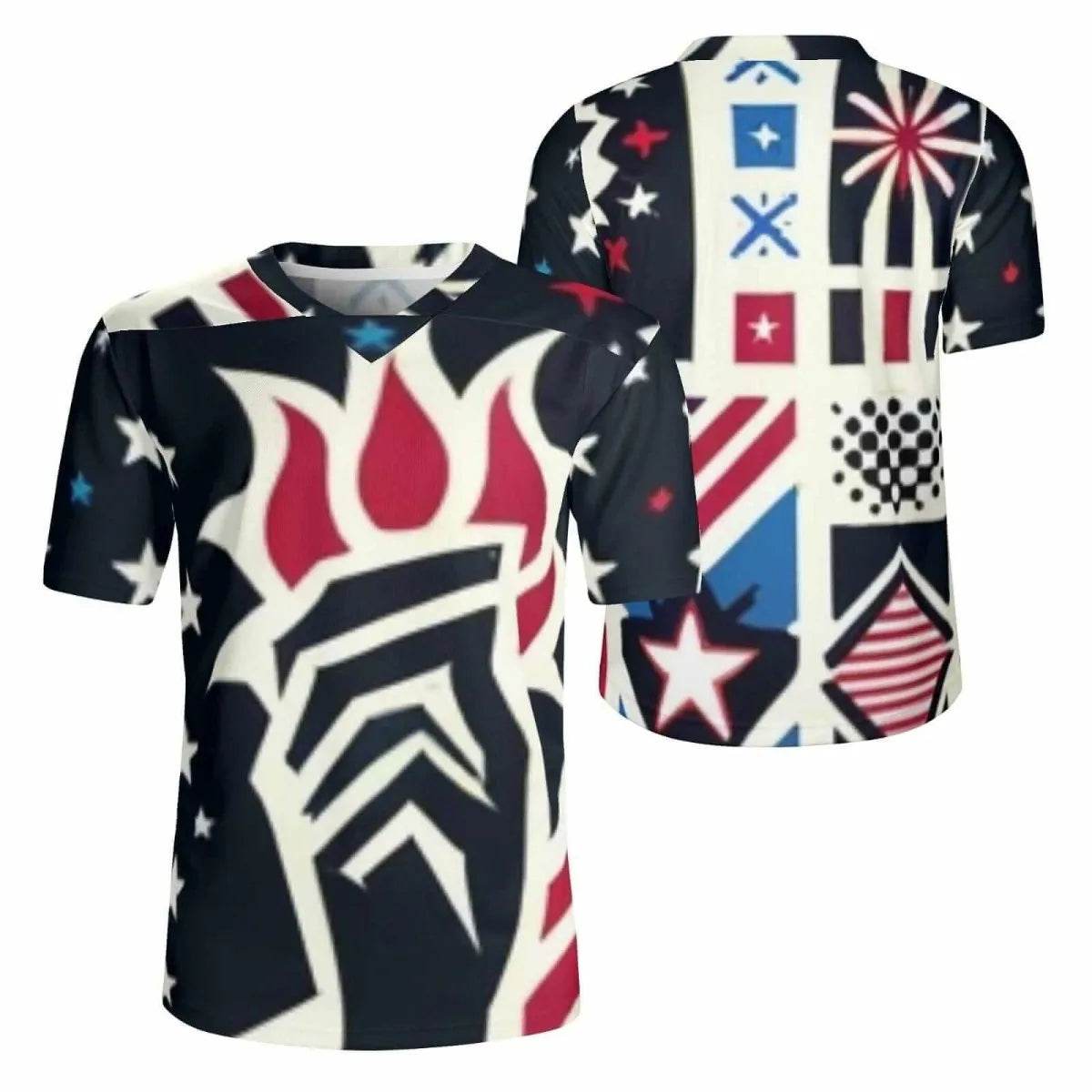 Mens USA Patriotic Jersey - Bold Sportswear for Gamers - Iron Phoenix GHG