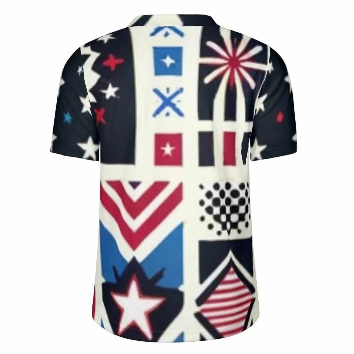Mens USA Patriotic Jersey - Bold Sportswear for Gamers - Iron Phoenix GHG