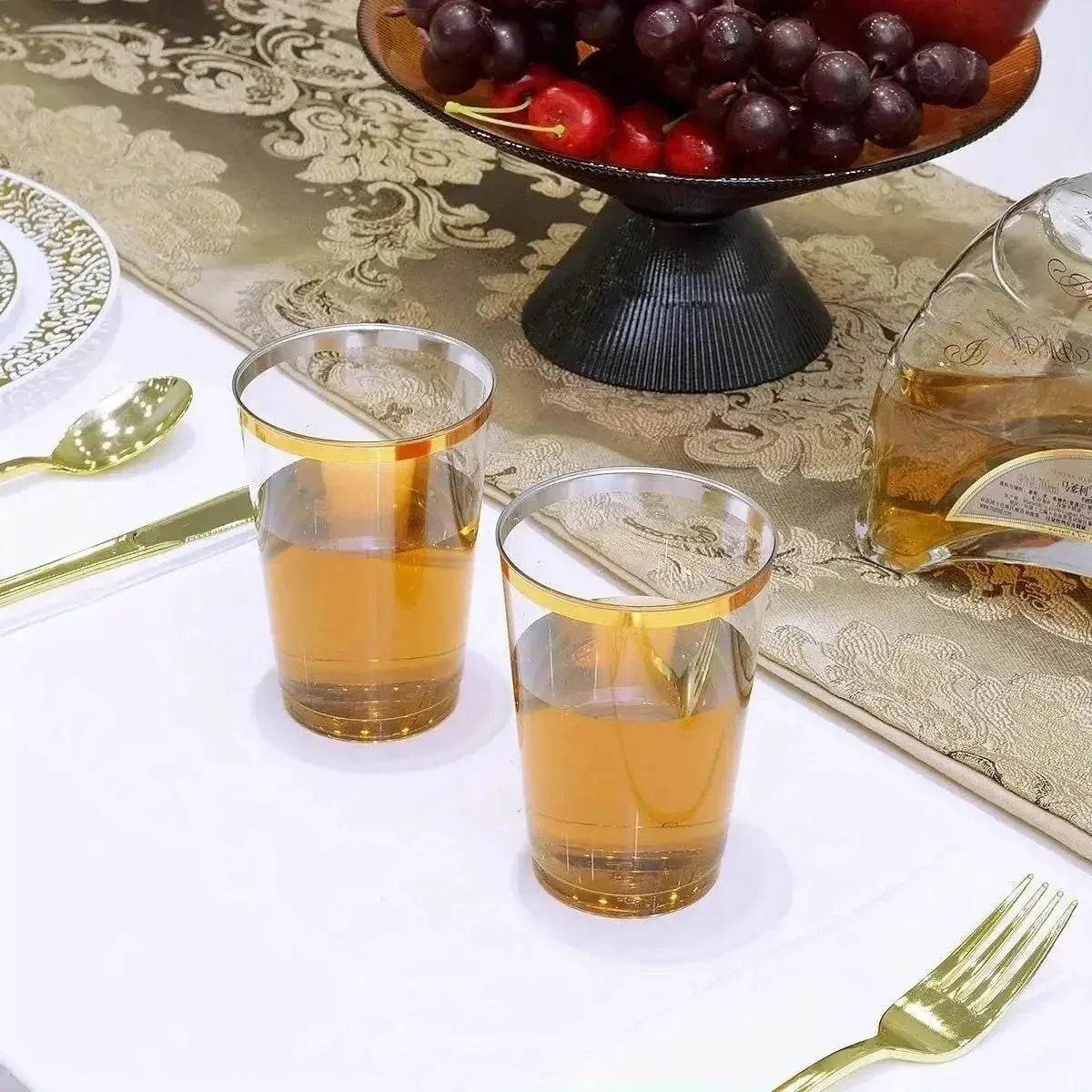 Metallic Disposable Cups Set - Gamer Wedding Party Gear - Iron Phoenix GHG