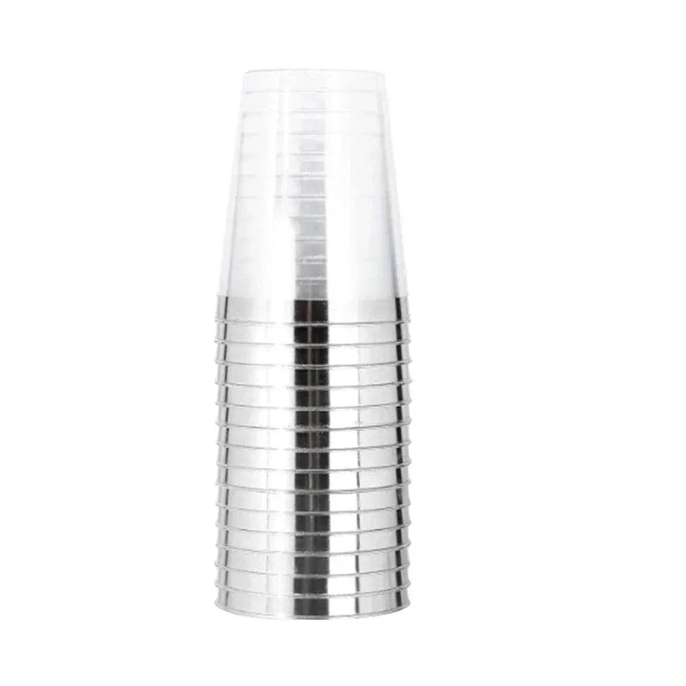 Metallic Disposable Cups Set - Gamer Wedding Party Gear - Iron Phoenix GHG