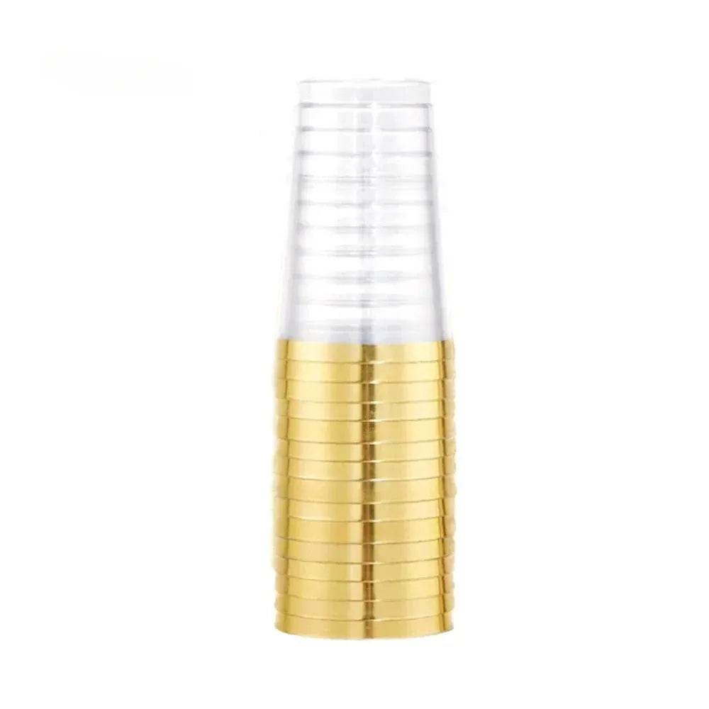 Metallic Disposable Cups Set - Gamer Wedding Party Gear - Iron Phoenix GHG