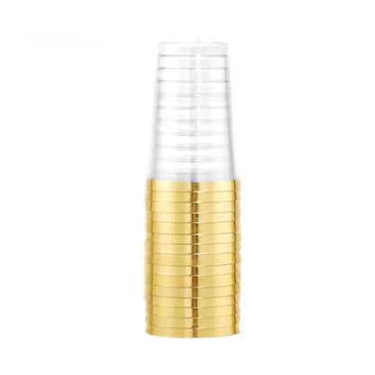 Metallic Disposable Cups Set - Gamer Wedding Party Gear - Iron Phoenix GHG