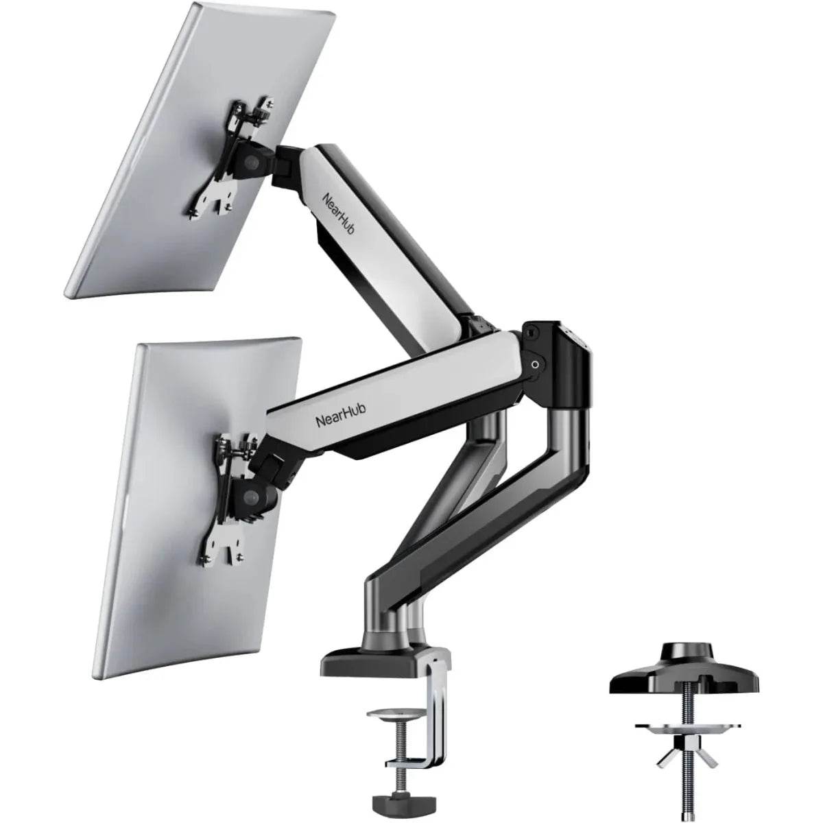Dual Arm Monitor Stand 32in Eco Mount - Iron Phoenix GHG