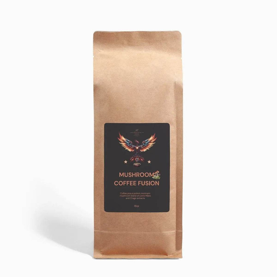 Mushroom Coffee - Chaga & Lion's Mane Blend, Enhanced Focus | Energy - Iron Phoenix GHG
