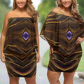 "Mystic Gem" Off-the-Shoulder Dress| Iron Phoenix GHG - Image 2