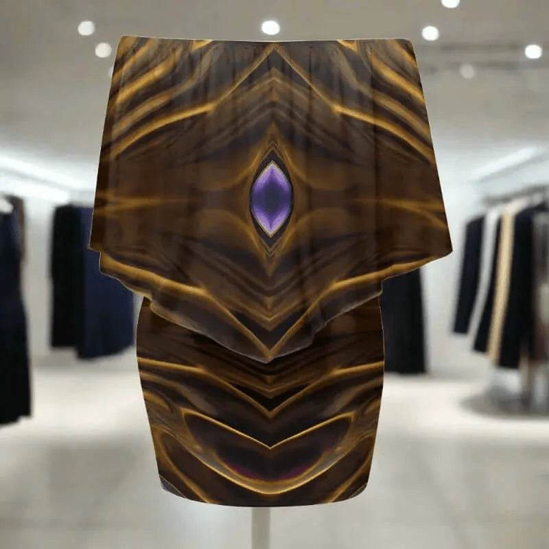 "Mystic Gem" Off-the-Shoulder Dress| Iron Phoenix GHG - Iron Phoenix GHG