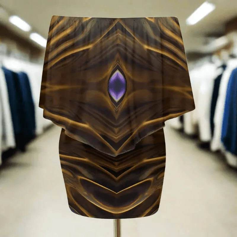 "Mystic Gem" Off-the-Shoulder Dress| Iron Phoenix GHG - Iron Phoenix GHG