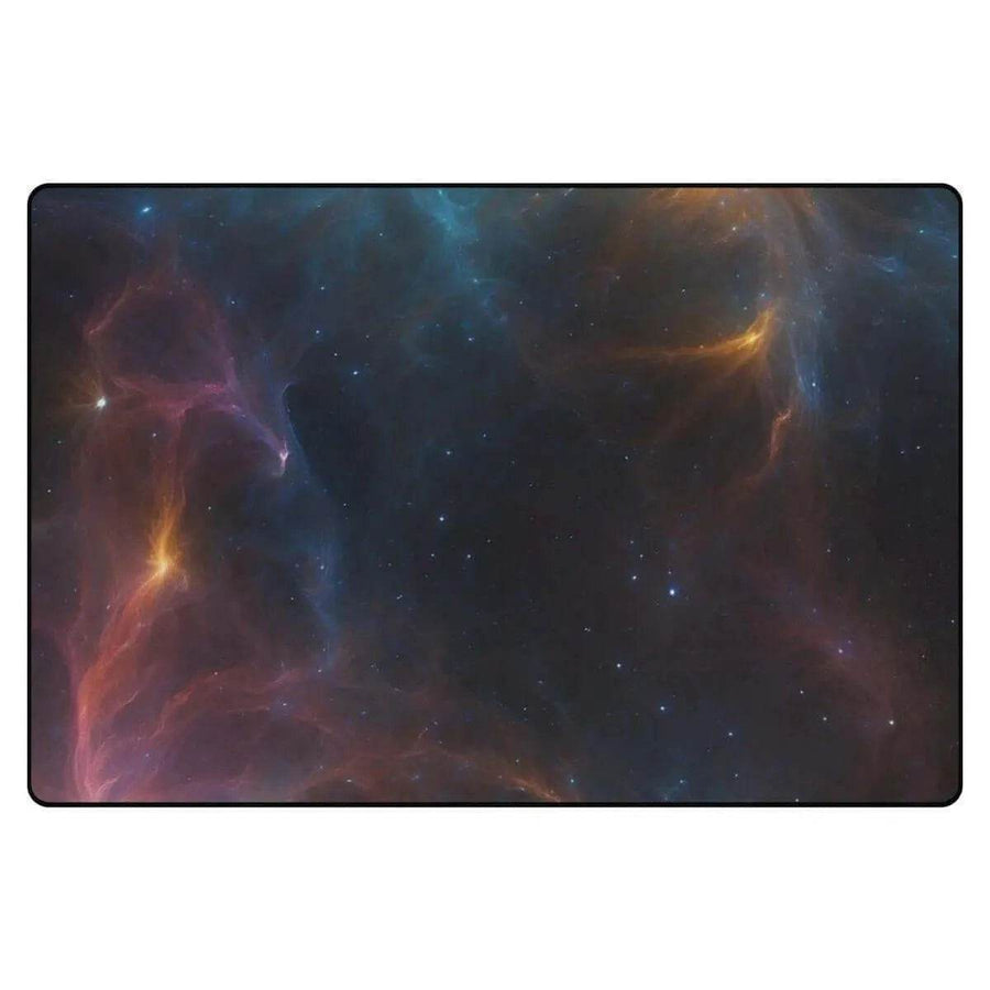 Black Celestial Rug | Starry Night Sky Home Decor - Iron Phoenix GHG