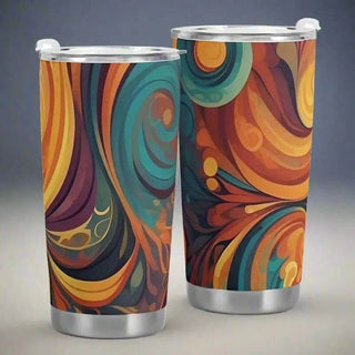 "Cosmic Swirl" Nebula Travel Mug | Iron Phoenix GHG - Iron Phoenix GHG