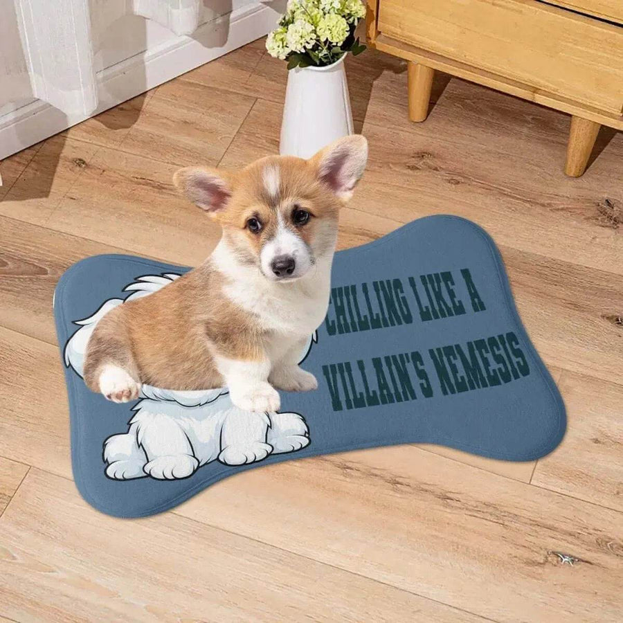 Villain Nemesis Pet Mat | Funny Gamer Dog and Cat Rug - Iron Phoenix GHG
