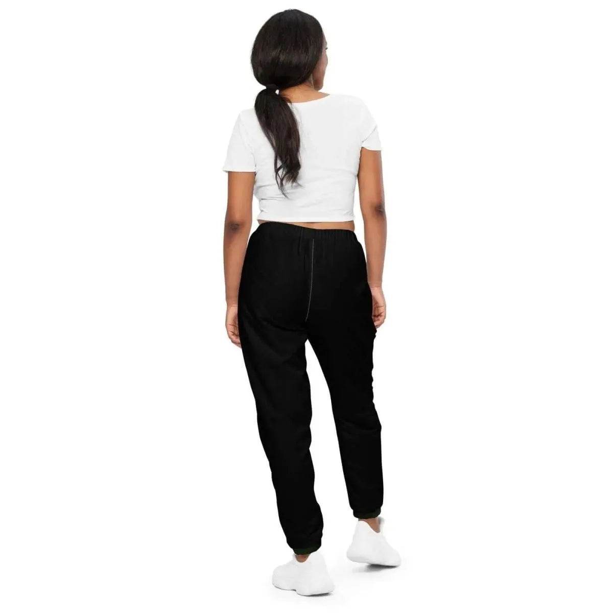 Neon Green and Black Track Pants - Eco Gamer Comfort - Iron Phoenix GHG